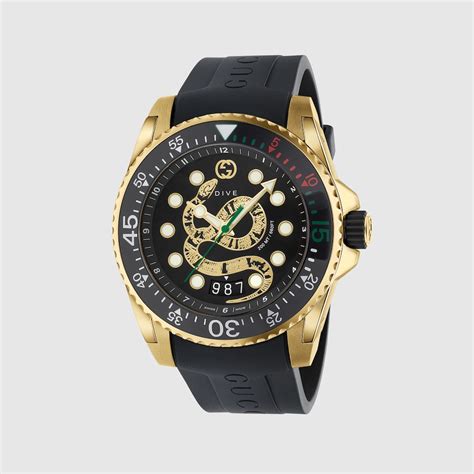 dive e gucci|gucci dive snake watch.